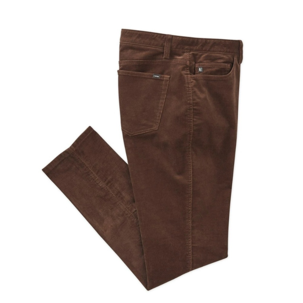 NWT Linksoul Stretch Corduroy 5 Pocket Pants Mens Size 36 Bark